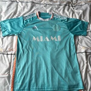 Teal and Orange Miami Soccer Jersey